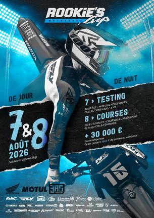 Affiche Rookie's Cup Motocross - 8 août 2026
