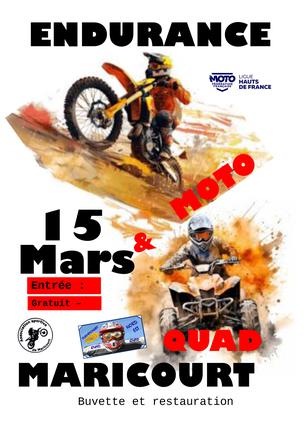Affiche 1# Championnat d'Endurance TT ligue HDF - 15 mars