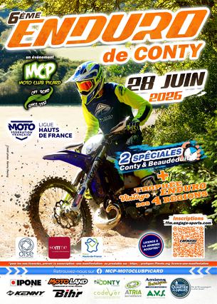 Affiche 1# Championnat d'Enduro ligue HDF - 28 juin