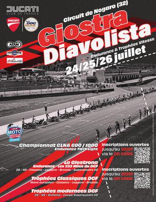 Affiche #2 - Endurance et Trophées Vitesse • Giostra Diavolista - 24/26 juillet