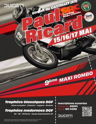 Affiche 9ème Maxi Rombo Ducati Club de France® - 15/17 Mai