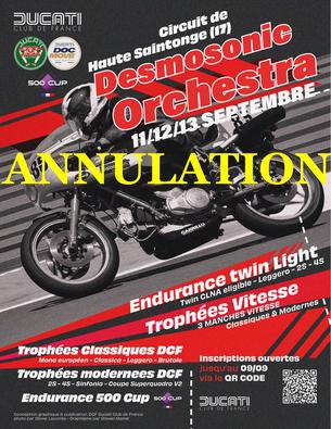Affiche #3 - Endurance Twin Light et Trophées Vitesse • Desmosonic Orchestra - 11/13 septembre