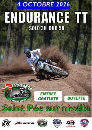 Affiche Endurance Tout-terrain MOTO de KANTIA - 4 octobre