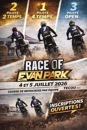 Affiche Race of Evanpark - 4 juillet