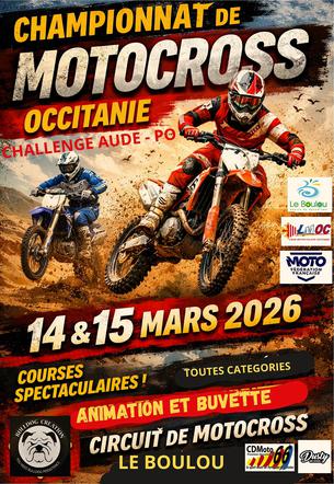 Affiche Le Boulou (66) CHALLENGE AUDE - PYRENEES-ORIENTALES 2026 - 15 mars