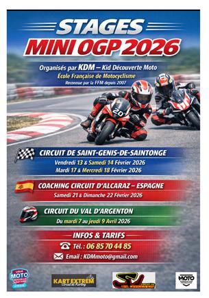 Affiche stage de perfectionnement mini OGP ligue - 17/18 février