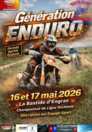 Affiche #1 Enduro - Génération Enduro - 16/17 Mai