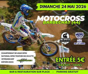 Affiche Motocross de la DIVATTE (Barbechat 44) - 24 Mai