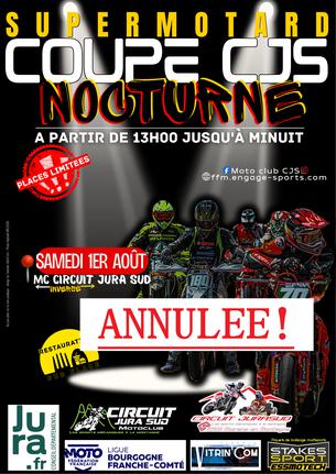 Affiche Coupe CJS 2026 nocturne - 1 août
