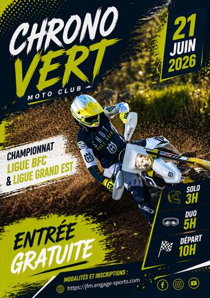 Affiche Endurance TT Chronovert - 21 juin
