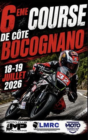 Affiche Course de Côte Bocognano - 19 juillet