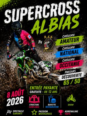 Affiche SUPERCROSS ALBIAS 82 - 8 août