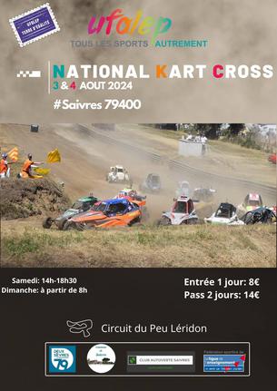 Affiche Finale Nationale Kart-Cross - Saivres (79) - 2/4 août