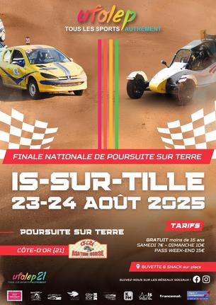 Affiche Finale Nationale Poursuite Sur Terre - Is-sur-Tille (21) - 22/24 août
