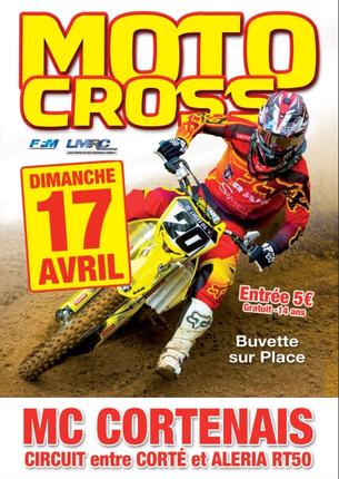 Affiche 3ème épreuve du Chpt de Corse-MCC - 17 avril 2016