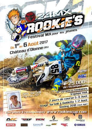 Affiche Rookies Cup 24MX - Stage - 1/2 août 2017