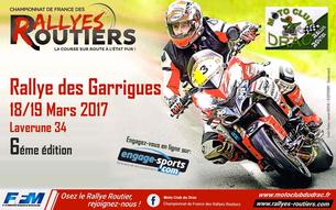 Affiche 6ème Rallye des Garrigues - 17/19 March 2017