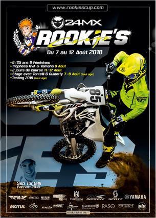 Affiche Rookie's Cup 24MX - Stage - 7/8 août 2018
