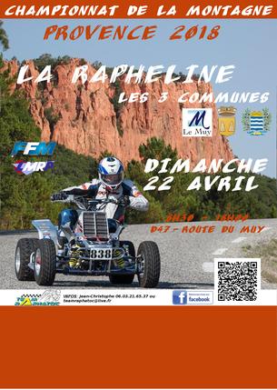 Affiche La Rapheline - les 3 communes - 22 avril 2018