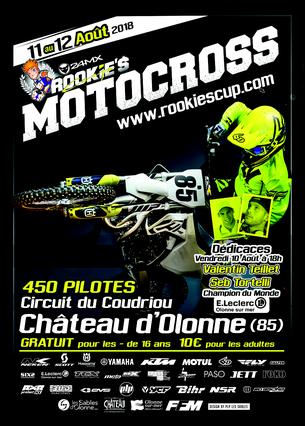 Affiche Rookie's Cup 24MX - Testing 2019 - 9 août 2018