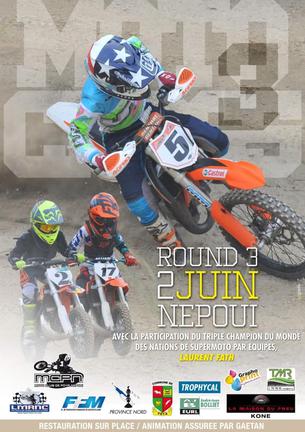 Affiche Championnat Moto Cross 2019 - 2 juin 2019