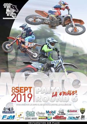 Affiche Championnat Moto Cross 2019 MINIVERT - 8 septembre 2019