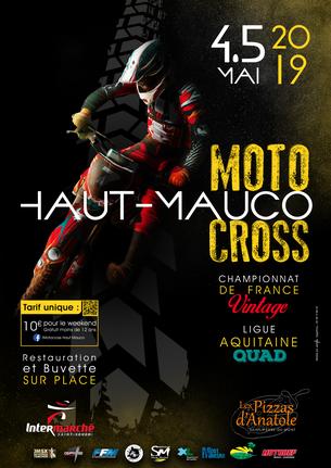 Affiche Motocross de Haut Mauco - 4 Mai 2019
