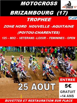 Affiche Motocross de Brizambourg - 25 août 2019