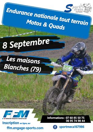Affiche Endurance TT Sport Méca - 8 septembre 2019