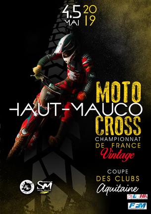 Affiche Motocross Coupe des Clubs Aquitaine ( Dimanche ) - 5 Mai 2019
