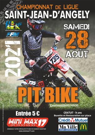 Affiche Pit-Bike St Jean d'Angely - 28 août 2021