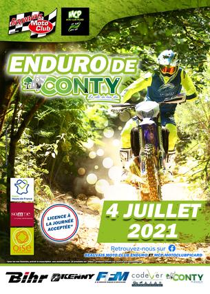 Affiche Enduro de Conty (80) - 4 juillet 2021