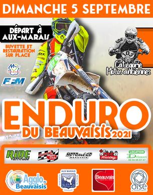 Affiche 4ème Enduro du Beauvaisis (60) - 5 septembre 2021