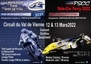 Affiche Side Car Party au Val De Vienne - 12/13 March 2022