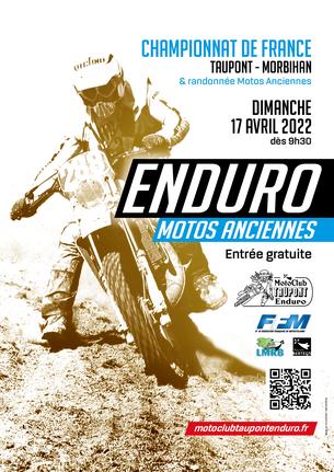 Affiche CF Enduro à l'ancienne - Taupont - 17 avril 2022