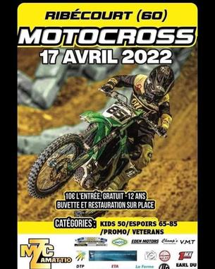 Affiche Motocross Promotions HDF - 16 April 2023