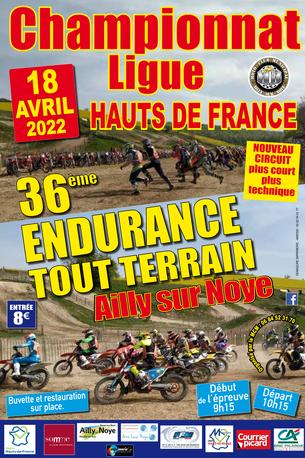 Affiche Championnat d'Endurance TT ligue HdF - 18 April 2022