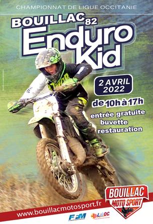 Affiche Enduro Kid Bouillac - 2 avril 2022