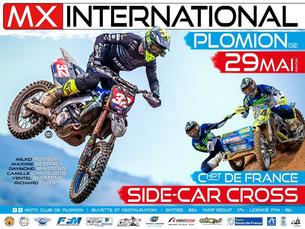 Affiche Chpt de France Side-car + course Internationale - 29 May