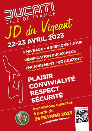 Affiche La JD' DCF® du Vigeant - 22/23 April
