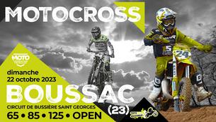 Affiche Motocross Boussac (23) - 22 octobre 2023