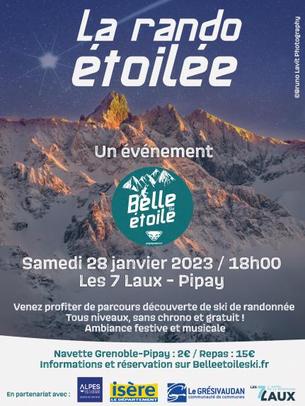 Affiche La Rando Étoilée 2023 - 28 January 2023