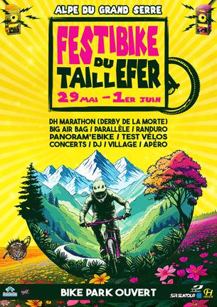 Affiche Festibike du Taillefer - 29 mai/1 jui