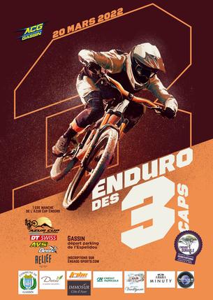 Affiche Enduro des 3 Caps 2022 - 20 mars 2022
