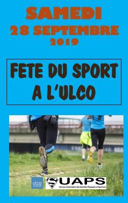 Affiche Fête du sport 2019 - inscription aux pratiques sportives - 28 septembre 2019