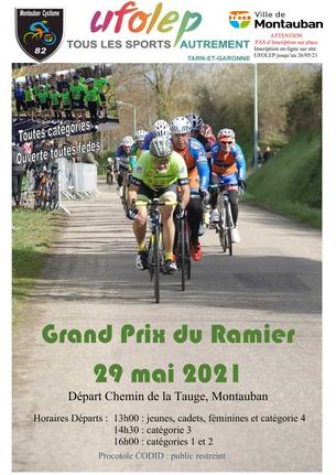 Affiche Grand Prix du Ramier - 29 Mai 2021