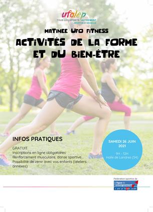 Affiche Matinée UFo'fitness - 26 juin 2021