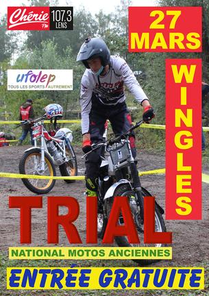 Affiche Trial des Etangs - 27 mars 2022