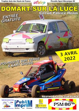 Ufolep Course DomartsurlaLuce 03/04/2022 Auto Poursuite sur terre