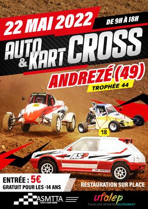 Affiche Course de poursuite sur terre / kart cross Andreze (49) - 22 Mai 2022